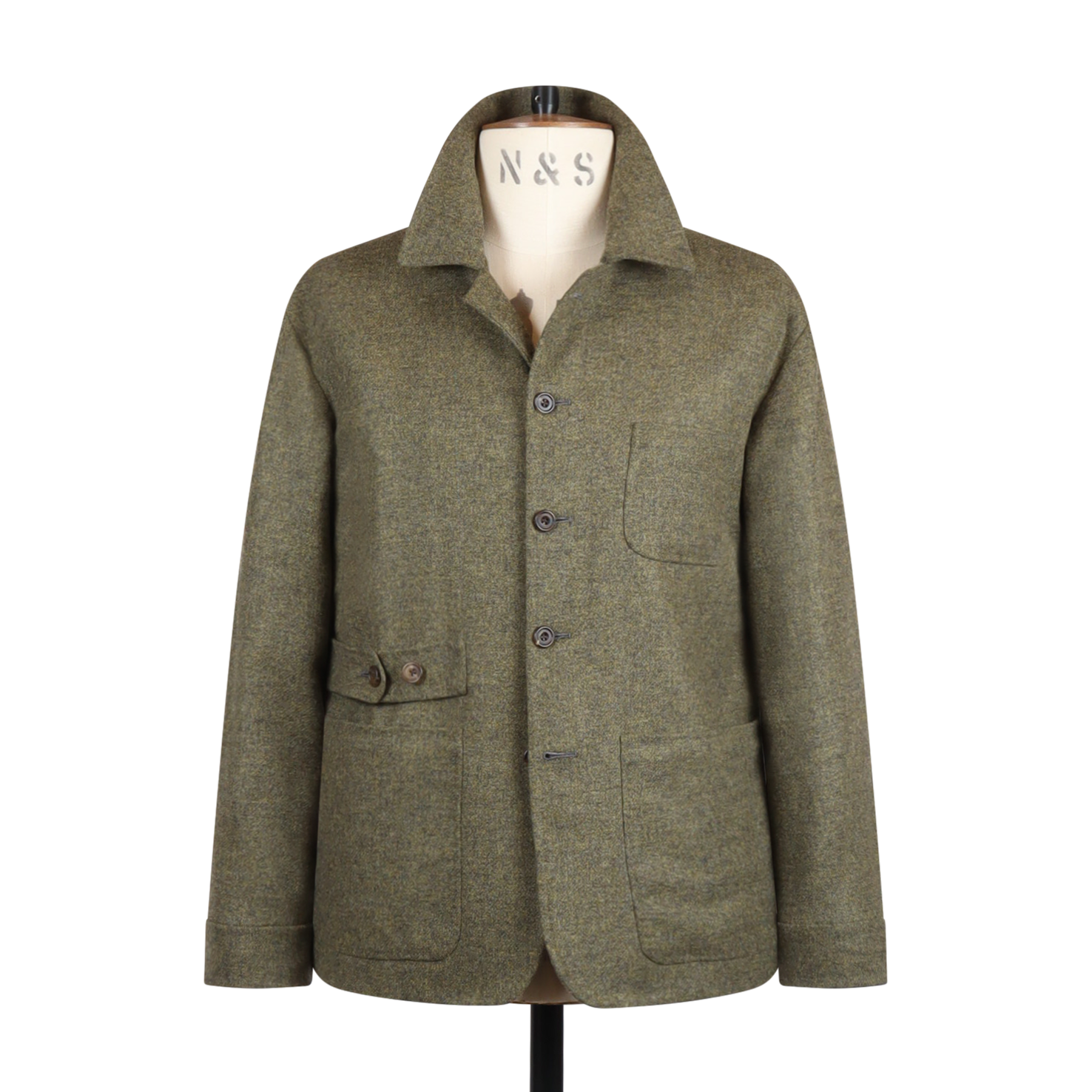 ジャケット・アウター Eaphi WOOL TWEED JACKET The Estate Jacket in Herb Tweed