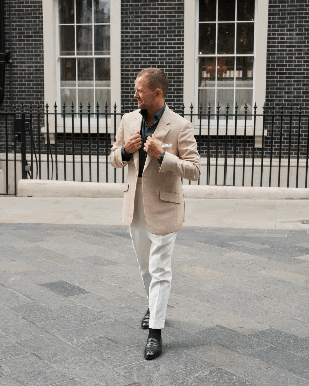 5 Ways to Wear: The Herringbone Wool, Silk & Linen Jacket