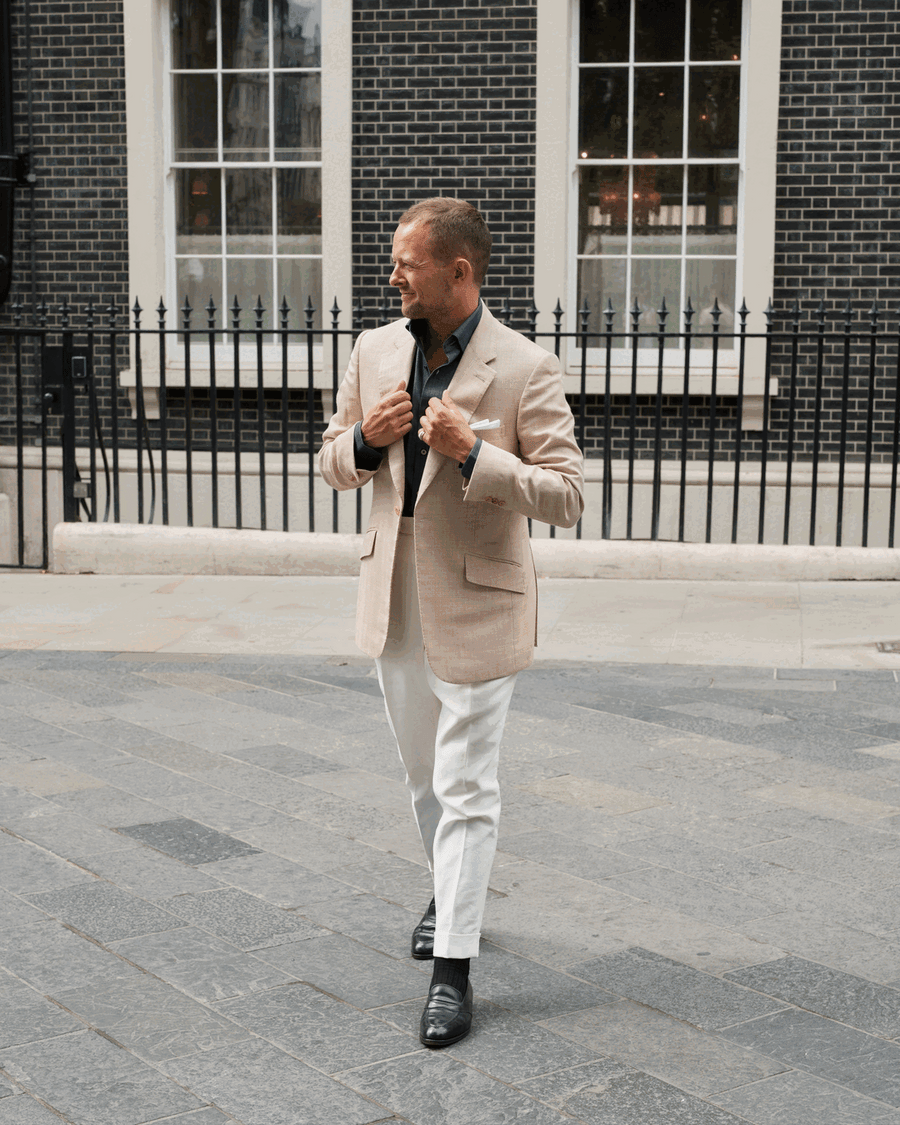 5 Ways to Wear: The Herringbone Wool, Silk & Linen Jacket