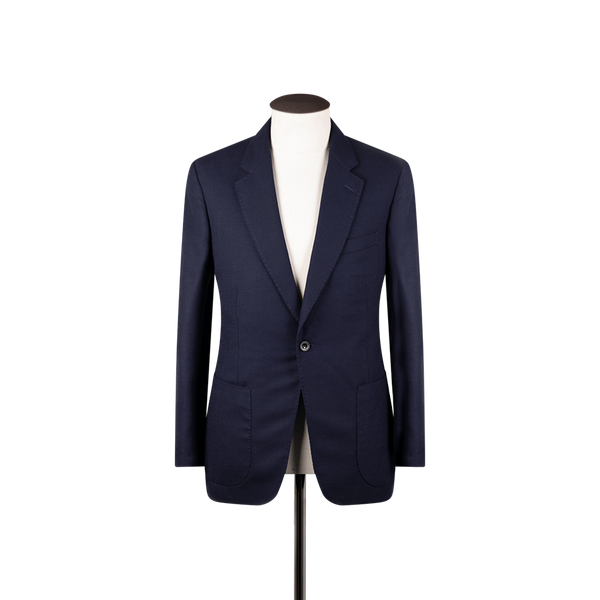 The Travel Jacket in Navy Wool