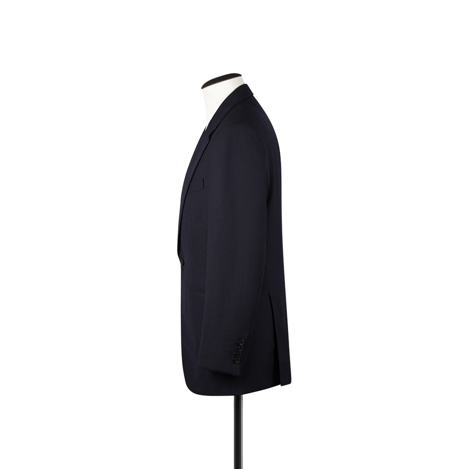 Notch Lapel Suit in Navy Fresco