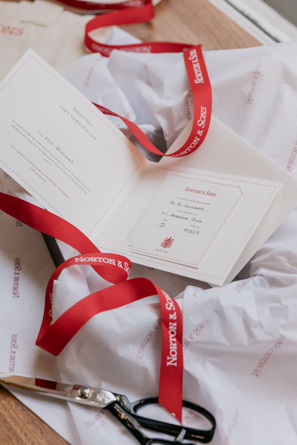 Norton & Sons Gift Voucher