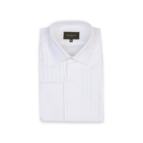 Pleated Front Dress Shirt