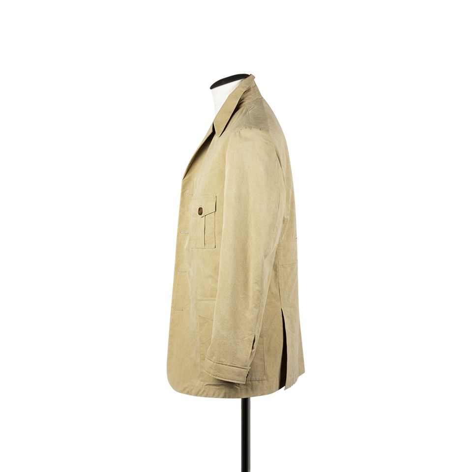 Safari Jacket in Vintage Tan Cotton