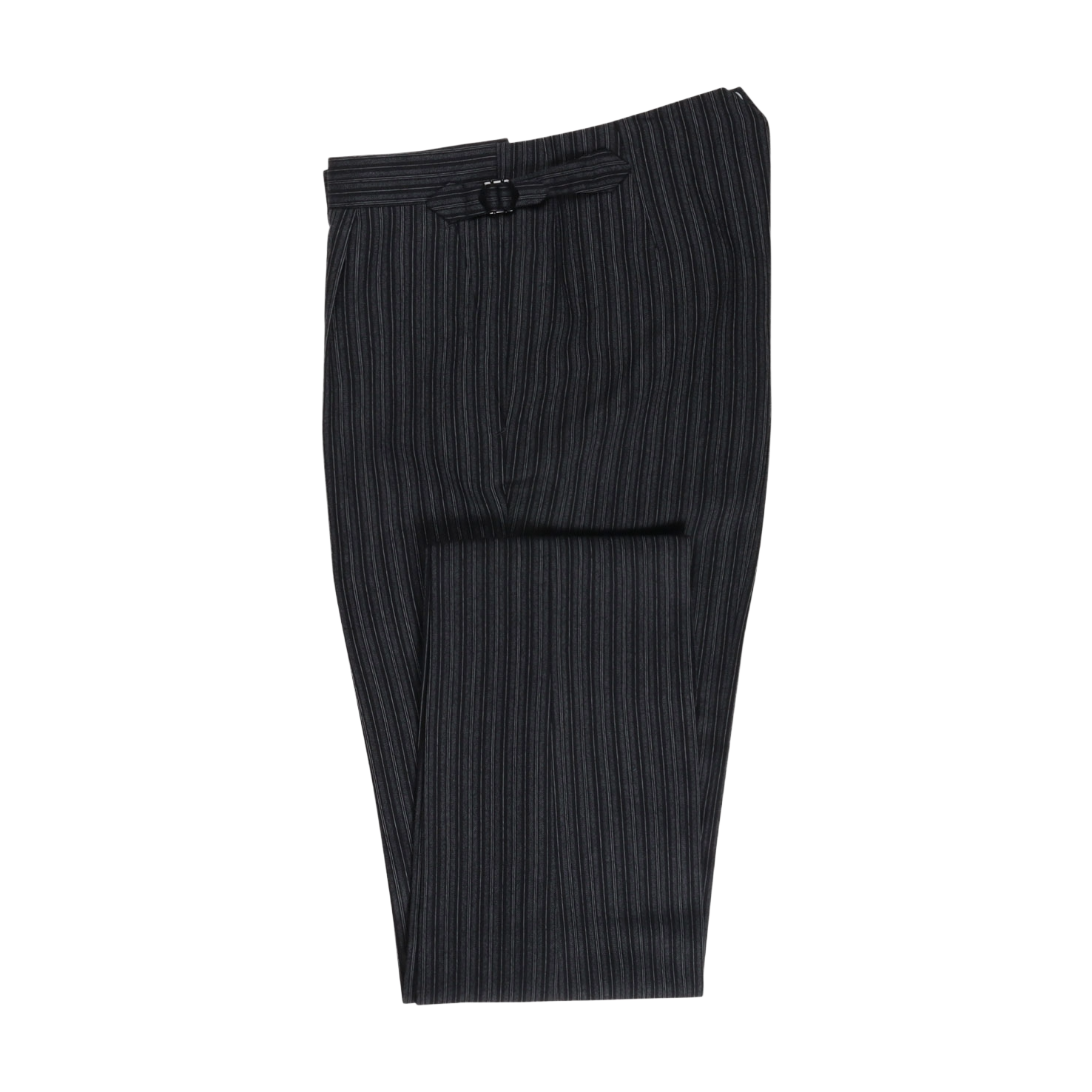 Morning Trousers in Grey Cashmere Stripe