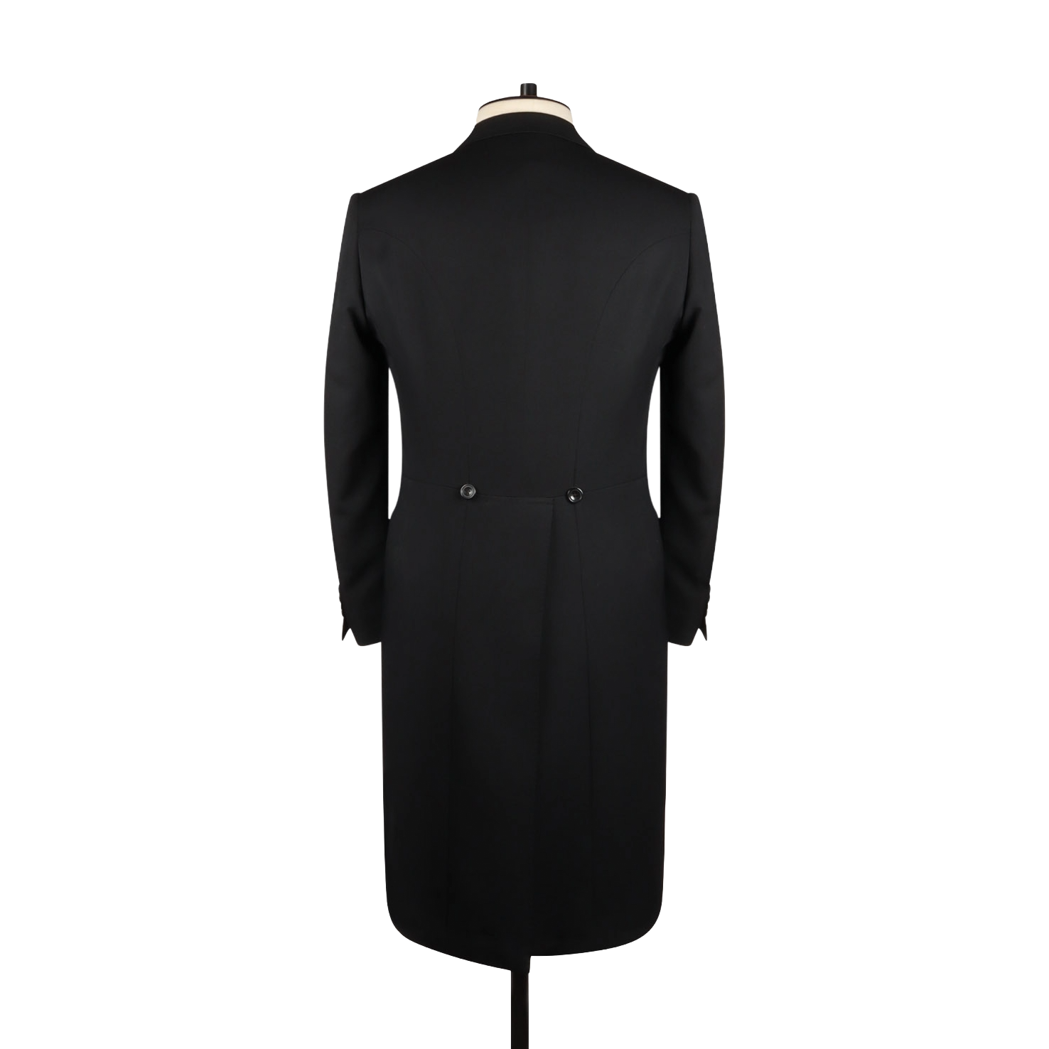 Morning Coat in Black Barathea