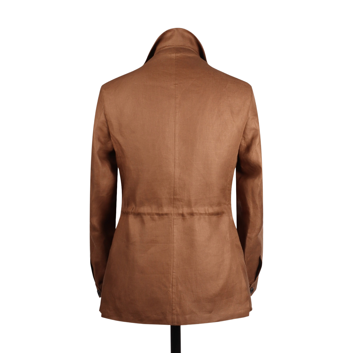 Safari Jacket in Tobacco Linen