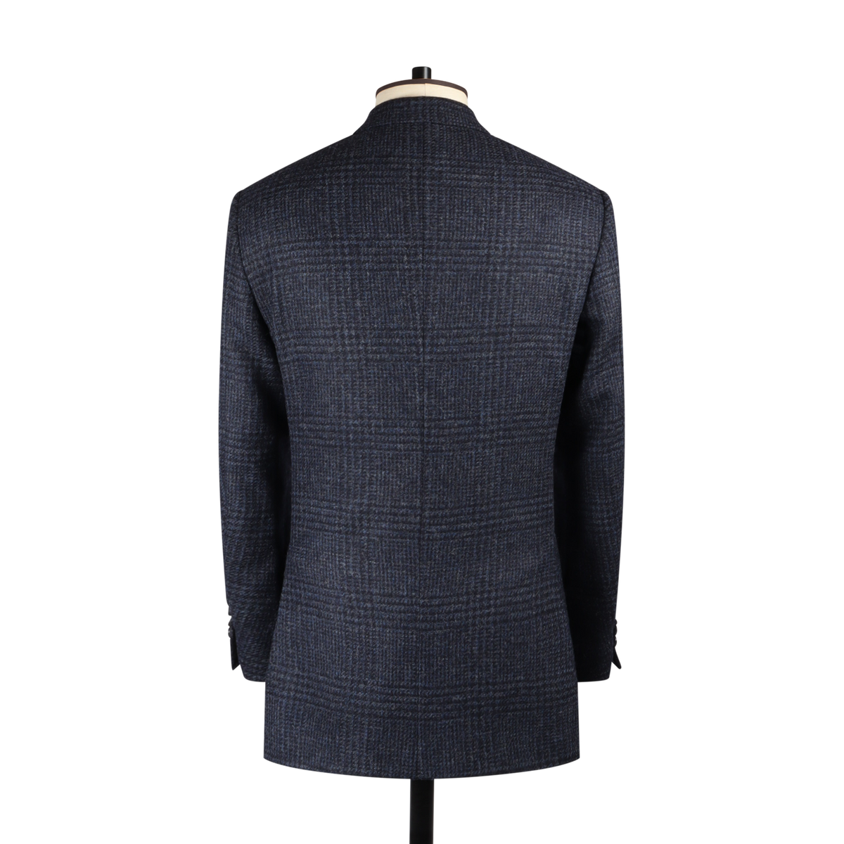 Notch Lapel Jacket in Navy Glen Check