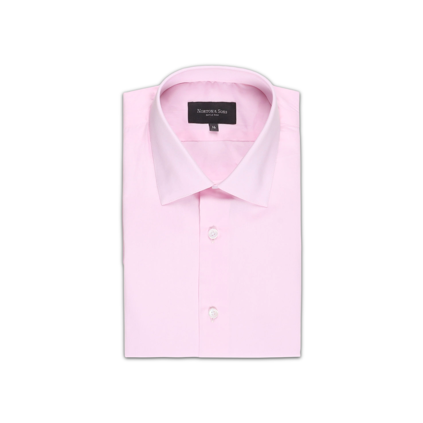 Classic Collar Shirt in Pink Poplin