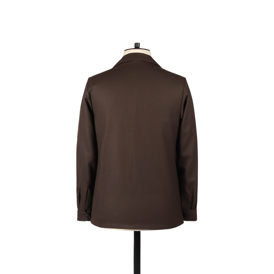Painters Jacket in Brown Moockleno Wool